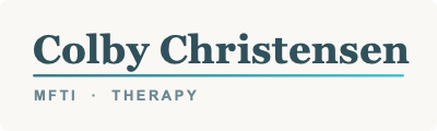 Colby Christensen, MFTI · Therapy